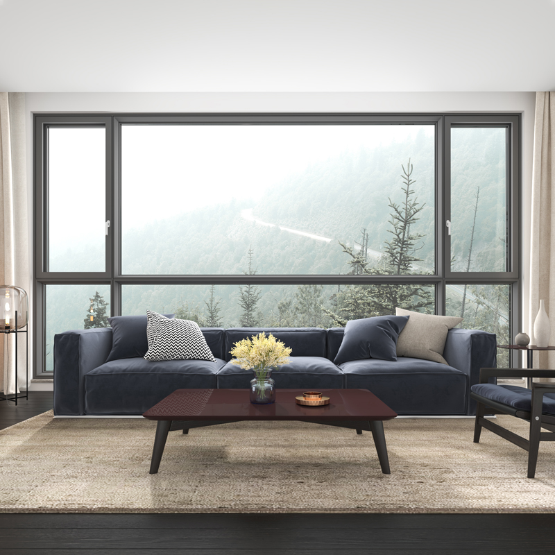 Likai City 118 narrow side system broken bridge external opening window screen integrated casement window sound insulation heat insulation sealing balcony