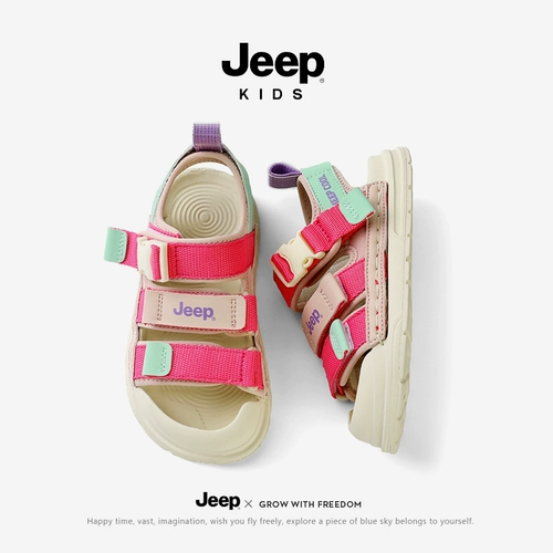 Jeep, детская сумка, детские сандалии, туфли, летняя пляжная пляжная обувь для мальчиков