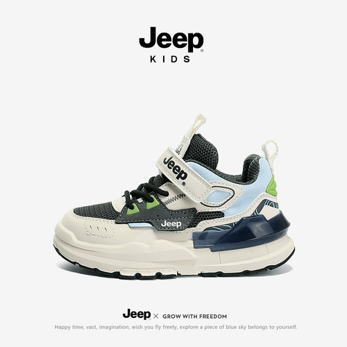Jeep, детская спортивная обувь для мальчиков, туфли, кроссовки на липучке, осенняя, подходит для подростков