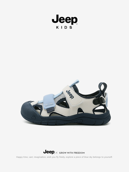 Jeep Children's Closed-Toe Sandals for Boys, Summer Water Shoes, 2026 New Model, Suxi Shoes for Girls, Non-Slip Beach Shoes