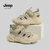 Jeep, черные сандалии для мальчиков, летняя сумка для обуви, спортивная детская обувь, туфли, мягкая подошва