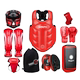 Children's Sanda Protective Gear Full Set of Fighting Muay Thai Boxing Training