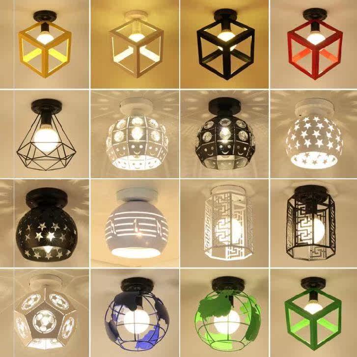 Led Jane Eau walkway light corridor lamp minimalist modern net red small chandelierlamp Nordic light bulb bedroom ceiling lamp