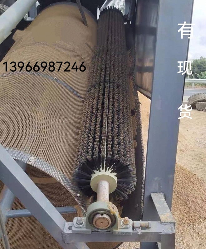 Sand Screening Machine Brush Type 20, 30, 50, 80 Brush Roller for Sand Screening Machine Anti-Clogging Brush Roller Hollow Brush Roller