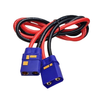 Electric vehicle model aircraft QS8-S plug extension cord power connection cord anti-ignition male busbar high-power battery cord