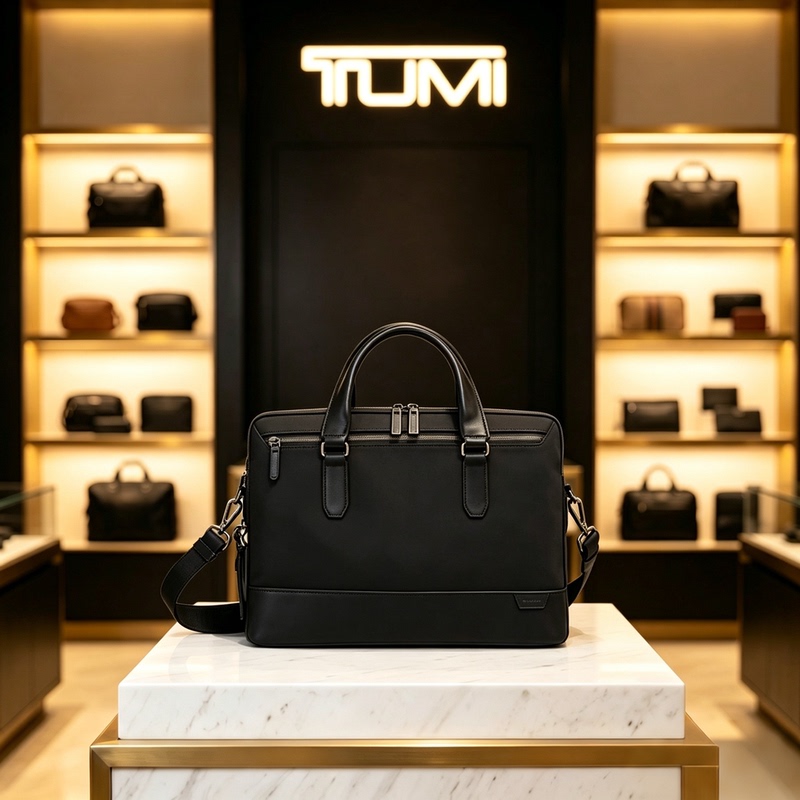 Tumi Bravo/Harrison Ultra-Thin Briefcase Handbag Laptop Bag for Commuting