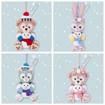 Christmas duffy duffy bear Stella rabbit plush doll sitting cute bag small pendant pendant hanging doll