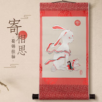 Shu brocade crafts Shu embroidery fabric Chinese hanging painting living room decoration painting wall painting high-end home accessories new Chinese style