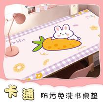 Mat on the learning table pvc soft glass for children environmental protection anti-fouling free of washing cute writing desk desk mat for girls