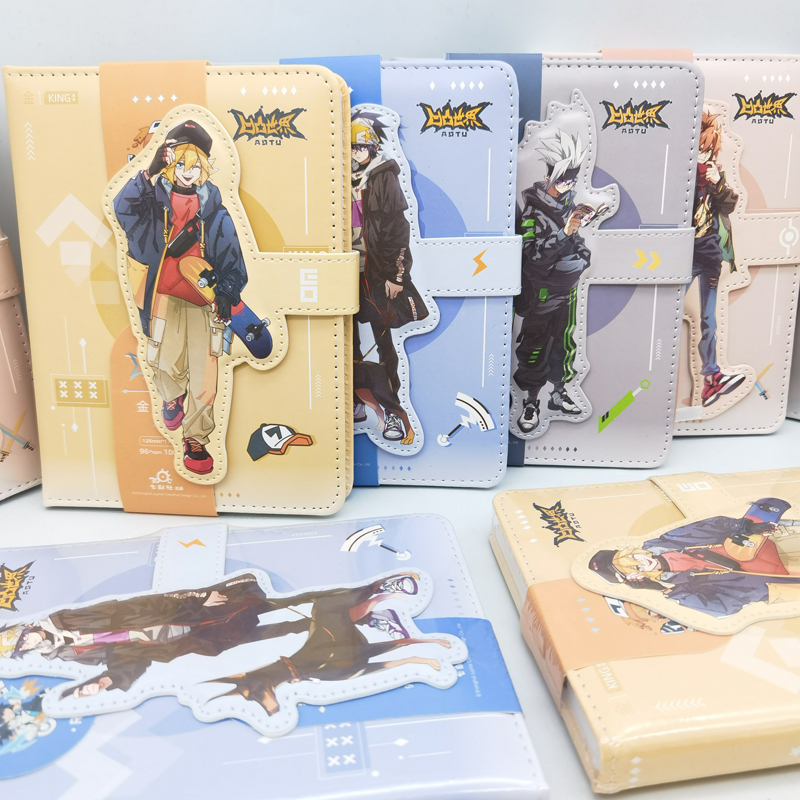 Rugged World Magnetic Buckle Ben Notebooks Joint Cartoon Perimeter Thunder Lions Golden GryRyan Memes RED HIGH FACE VALUE CARRY-ON A5 DIARY PAGE HANDBOOKS BEN STUDENTS WITH NOTEPAD-Taobao