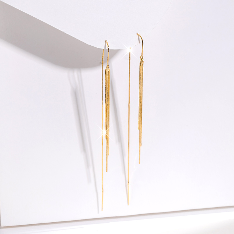 Flow Su Earrings Ear Necklace Earrings 2021 Deposit Tide Korea Temperament Net Red Fashion 100 Hitch Winter Wins