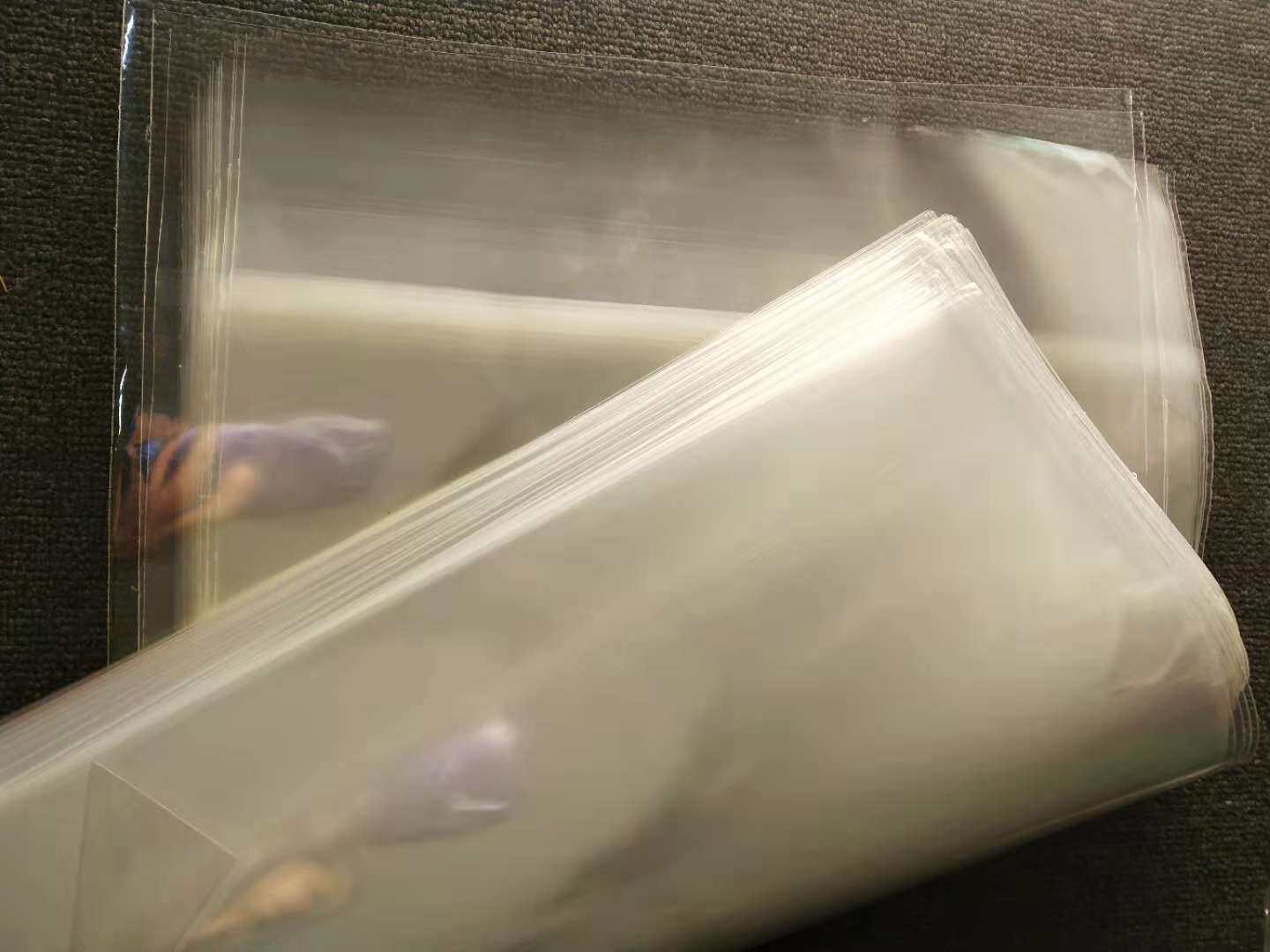 LP12 inch black adhesive record plastic film packaging jacket dust-proof film bag protection 12 inch old record film bag One bag 100