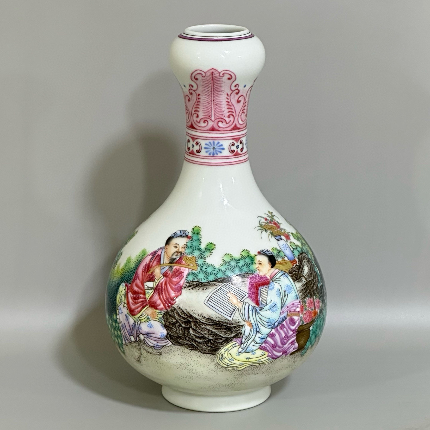 粉彩唐子紋煎茶碗 五客 清朝期 中国美術 中国古玩 - 工芸品