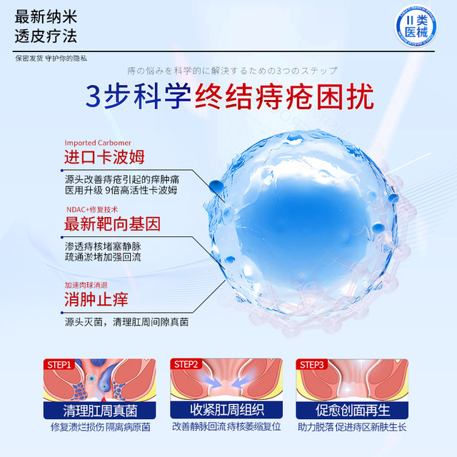 Hemorrhoid Cream to Reduce Flesh Growth, Gel for Women, Internal and External Hemorrhoid Cream, Not the Number One Choice, Anal Fissure Healing Hemorrhoid Cream