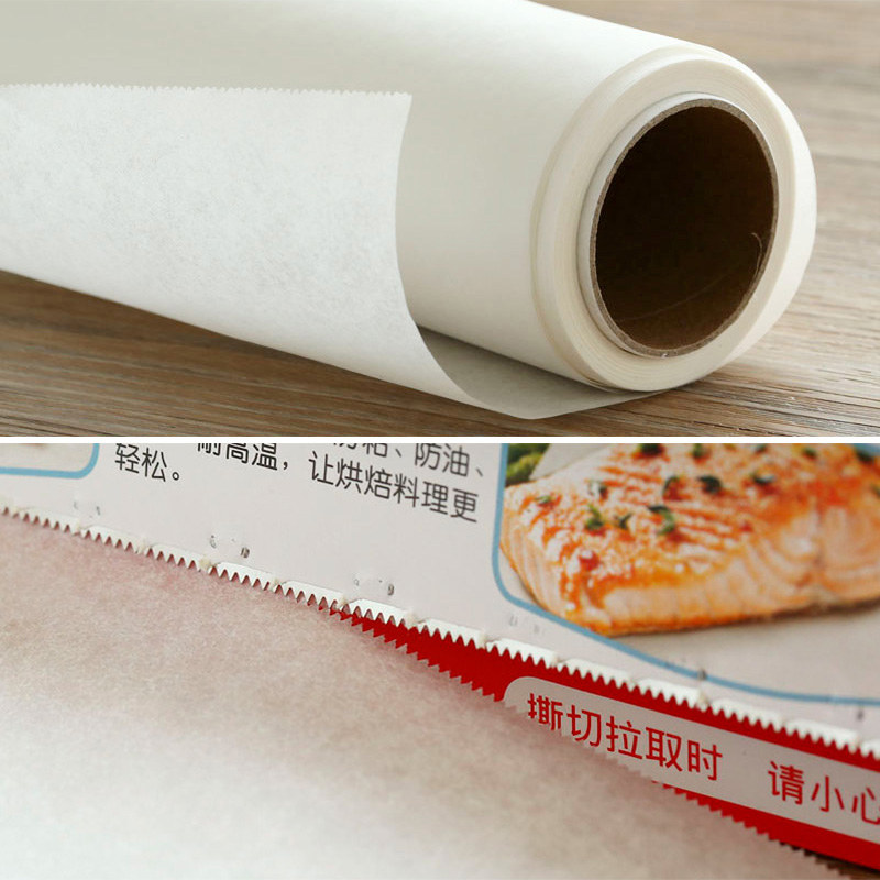 Oil paper Oven paper Barbecue silicone oil paper Cake biscuit baking baking sheet cooking paper Silicone oil paper Oil-absorbing paper Household