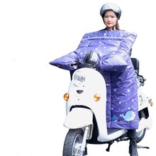 电动车挡风被冬季加绒加厚