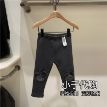 F4GDA4183 PEACEBIRD Kids Mini Peace2020 Winter Girls toddler Plus Plush Leggings