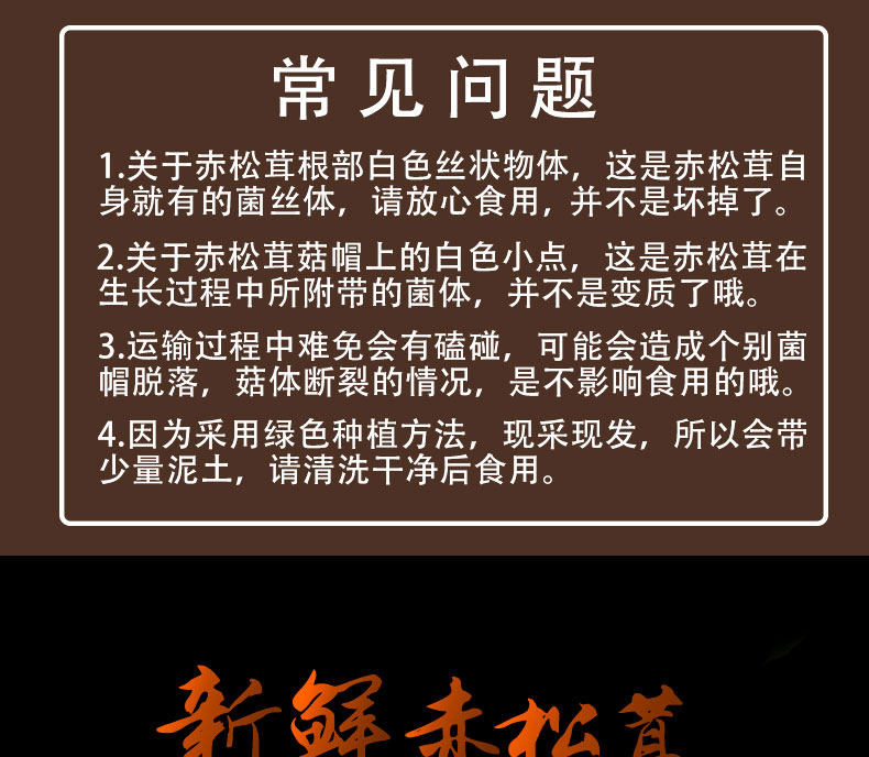天然赤松茸 1000g 图1