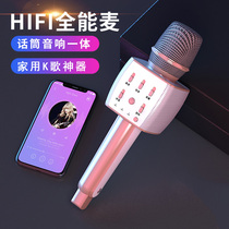 Microphone mike bring your own sound integrated wireless Bluetooth home ktv mobile phone popular singing k song professional outdoor chair singing theorizer