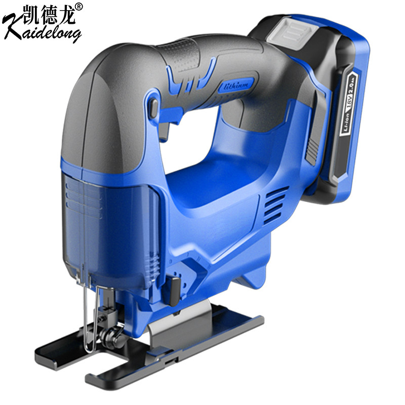 Jigsaw Lithium Electric Rechargeable Chainsaw Household Small Handheld Portable Saw Woodworking Cutting Manual Saw Electric Saw Machine