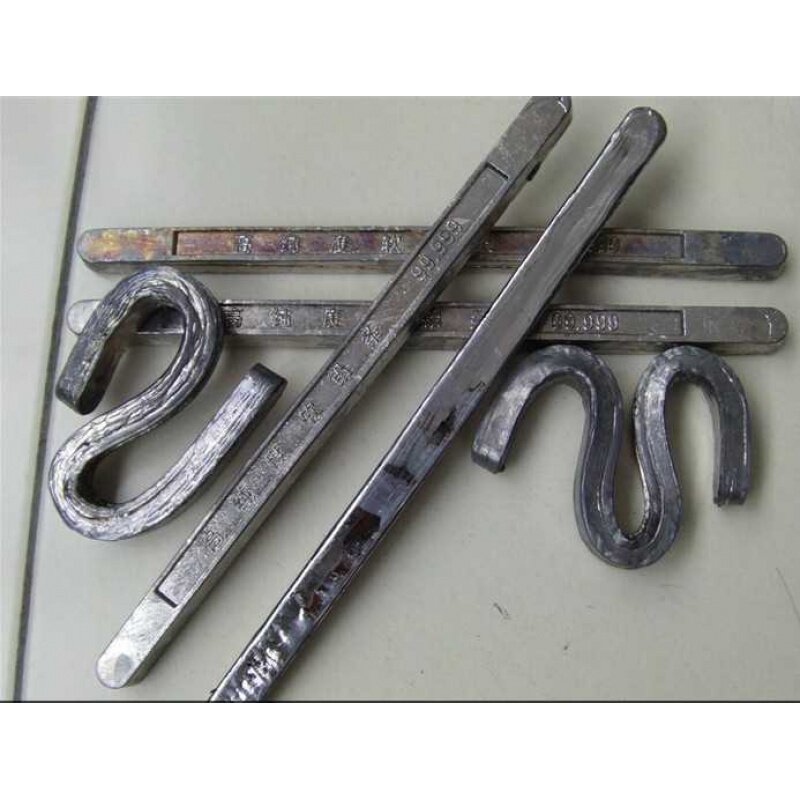 Industrial pure soft lead strip lead ingot lead block melt lead grain lead mold counterweight lead ingot 5 kg