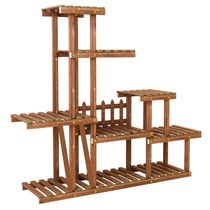 Window-window flower shelf Multi-meat rack Indoor small wood green plant Floating Window Multilayer Shelf With Flower Pots