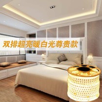 Led linear lamp groove aluminium alloy u type linear lamp aluminium groove lamp with groove concealed card slot Ming mounted embedded line lamp