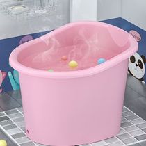 Children bath barrel baby bath bucket thickened plastic bath bucket housebaby bath bath pot swimming bath pot