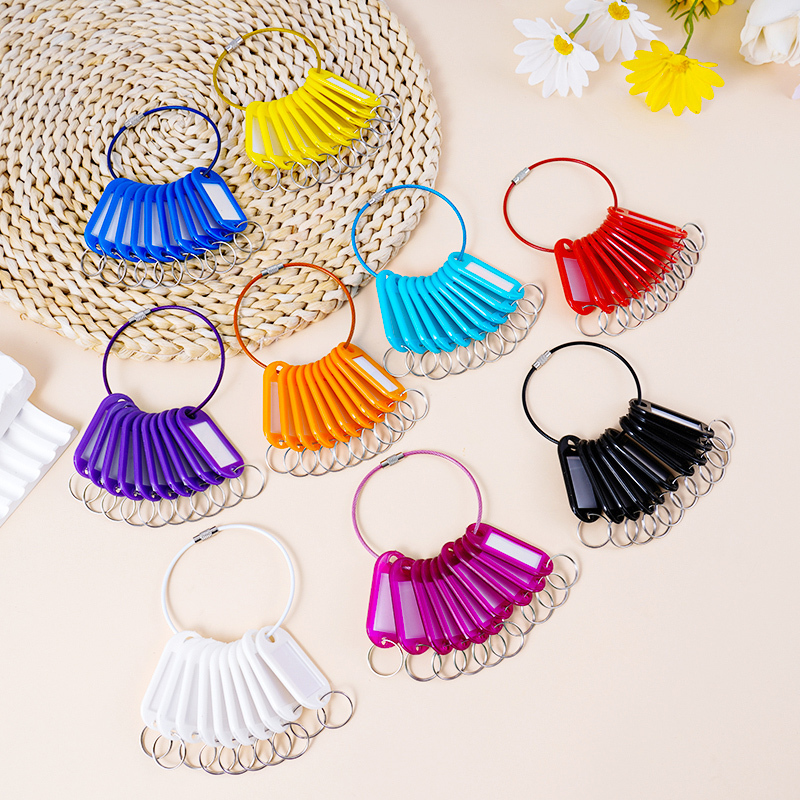 Keychain Key Tag Key Ring Metal Wire Rope Label Tag Identification Tag Sticker Brand Swivel Clasp Keychain Key Tag Key Ring Metal Wire Rope Label Tag Identification Tag Sticker Brand Swivel Clasp