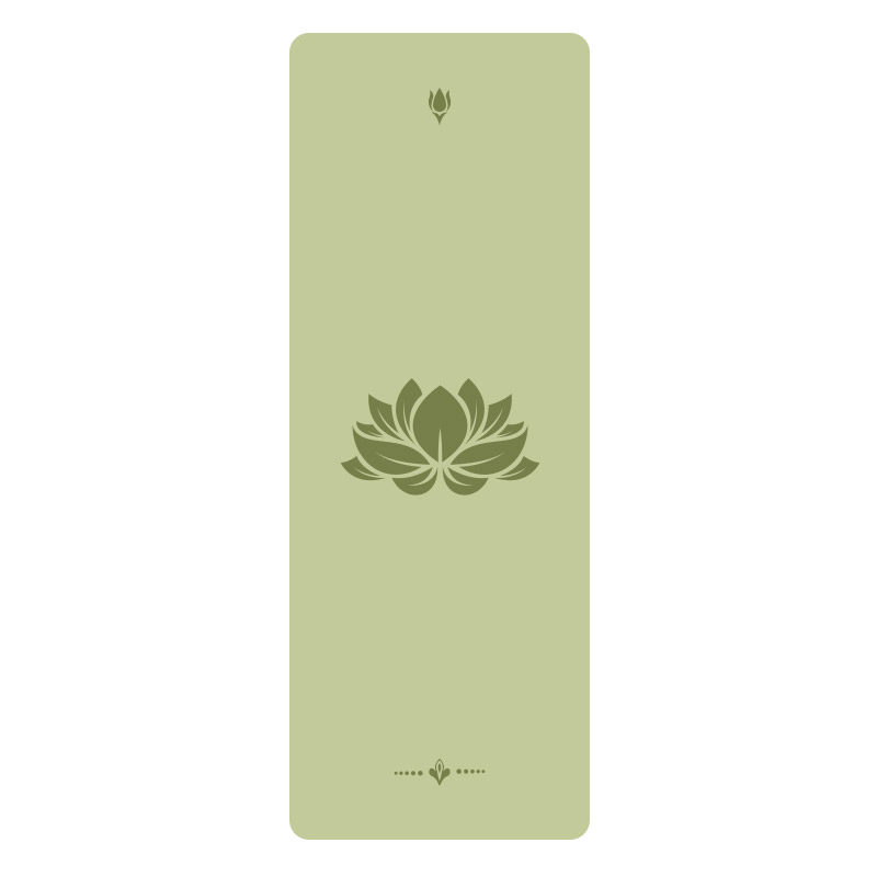 Meditation Version Micro Blemish 5mm Professional PU Natural Rubber Anti-Slip Sweat Dance Yoga Mat-making LOGO