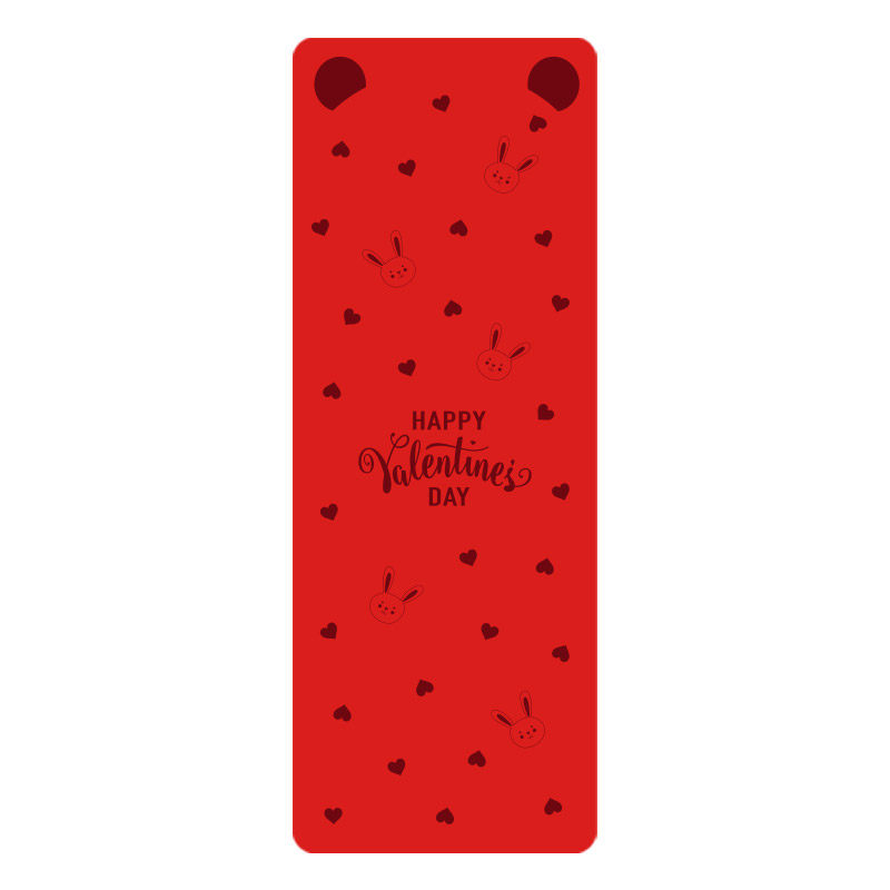 5mm Natural Rubber Sweat Absorption Anti-Slip Yoga Mat Cute Rabbit Version Rubber Native PU cushion Custom Rubber Rubber