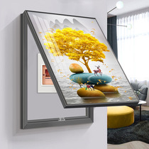 New Chinese Electric Meter Box Decoration Painting Vertical-free Punch-Free Shield Power Distribution Box Total Switch Electric Gate Power Hang Painting