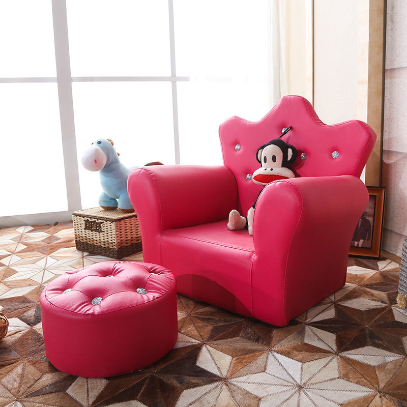 Children's sofa seat baby sofa cute single cartoon small sofa boy girl princess lazy sofa chair