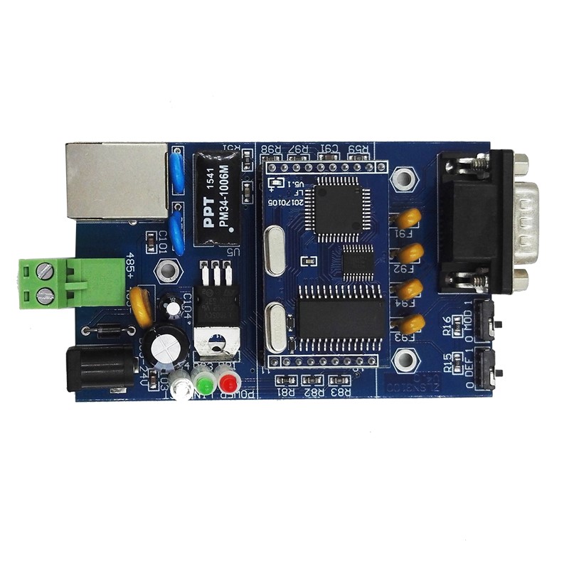 RS485 422 transfer to Ethernet module serial port networking module ZLSN3100