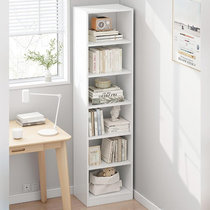 Bookshelf floor-to-ceiling simple home small bedroom living room cabinet narrow slit small bookcase against the wall corner storage rack