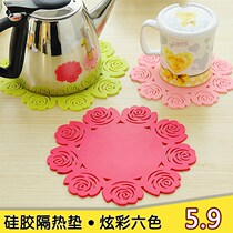 large thickening silicone insulation cushion dining table pad home bowl mat anti-slip pot cushion dish pad anti-heating tea cup pad kettle pad