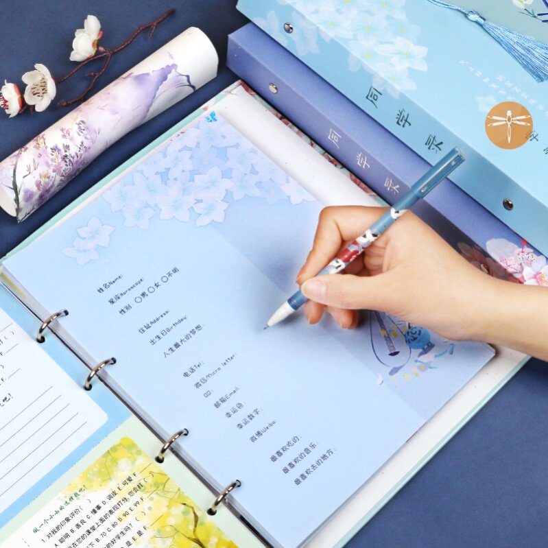 Graduation Commemorative Album Antique Elementary Sixth Grade Girls' Lifestyle Books Internet Red Korean Style Graduated Junior High School Student Memory Memorial Book