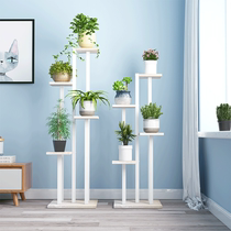 Flower shelf indoor living-room minimalist balcony floor-style living-room multi-storey flower shop TV cabinet next to modern shelving