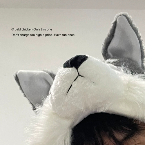 Лысная курица!Нечего делать, надеть хаски капюшон и быть милым. Творческий хаски капюшон и подарки на день рождения