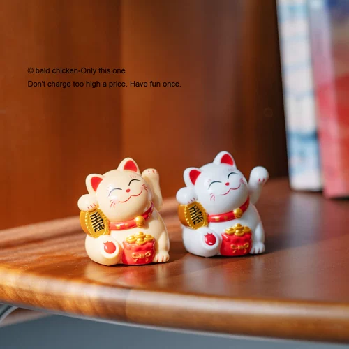 Если у кошки для набора солнечной энергии есть свет, творческое благословение на рабочем столе для набора украшений богатства будет избита