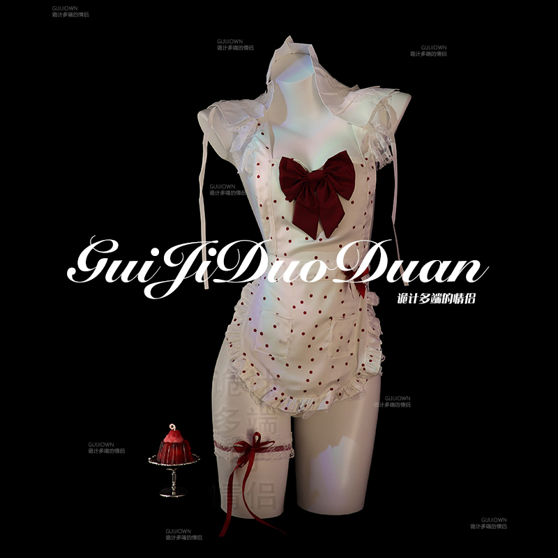 Gj Trick "Sweetheart Maid" Cute Maid Cosplay Costume Sexy Pajamas Mood-Enhancing Fun Uniform Qqny Lingerie Gj Trick "Sweetheart Maid" Cute Maid Cosplay Costume Sexy Pajamas Mood-Enhancing Fun Uniform Qqny Lingerie