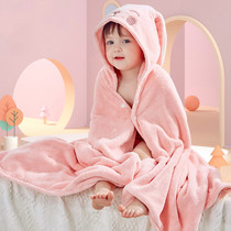 baby bath towel cloak baby CUHK children with cap even cap bathrobe better than pure cotton ultra soft absorbent autumn and winter thickened