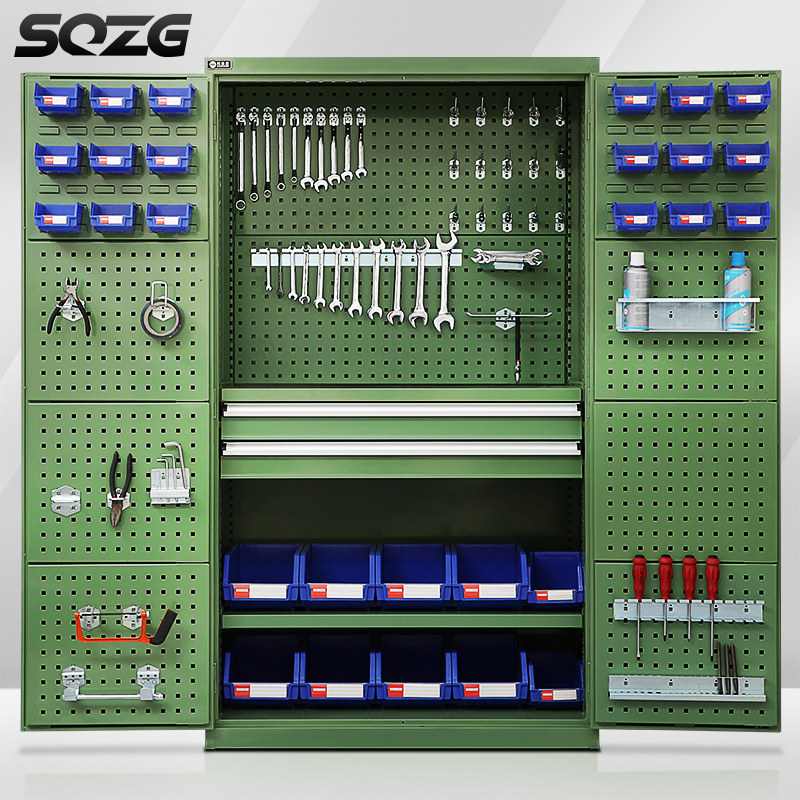 SQZG Workshop Heavy Duty Tool Cabinet Tin Cabinet Thickened With Drawer Parts Locker Workshop Five Gold Tools Cabinet-Taobao