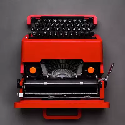 520 gift Olivetti Valentine Valentine's Day typewriter Vintage Vintage English typewriter