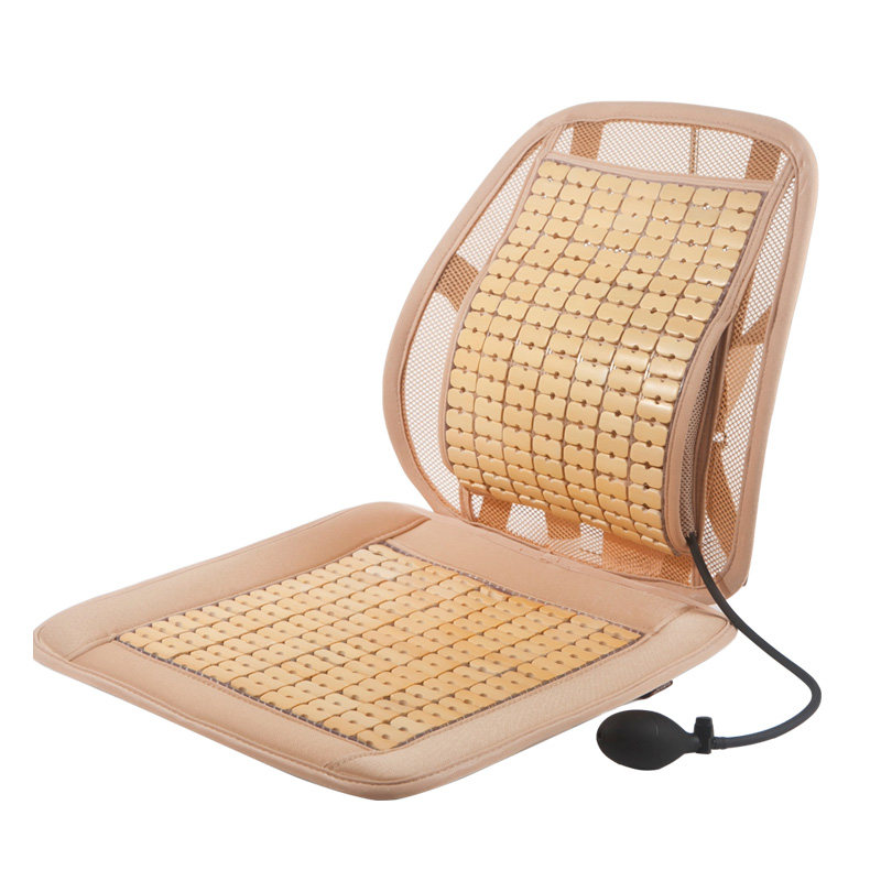 Bamboo Car cushion Monolithic Breakthrough Summer Chair cushion with four seasons of bead cushion single ass mat
