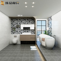 Simple kitchen bathroom tile non slip floor tile 400x400 balcony bathroom toilet garden terrace floor tiles