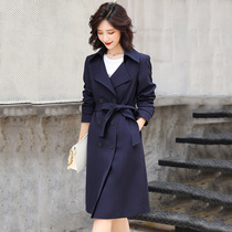 Ji Poetry Philosophy Windsuit Women 2022 New Spring Autumn Little Subtemperament Long Yinglun Wind Closedown Waistcoat Coat