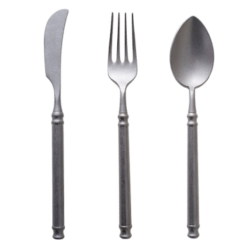 Retro snowflake bamboo dessert spoon western restaurant salad