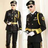 Осенний пуховик, куртка, черная униформа, комплект