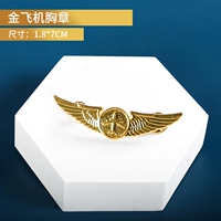 Глава груди золотистого самолета